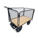 Ver imagem 2 de Carrinho de Carga Plataforma Gradeado 300 Kg Rolwes