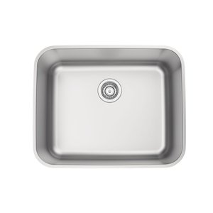 Cuba de Embutir Tramontina Dora 50 Bl R6 em Aço Inox Acetinado com Válvula 50x40 Cm Tramontina