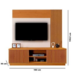 Home Logan 2 Portas Ripadas para Tv 58'' 1,80cm - 2