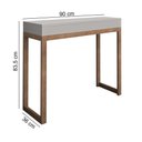 Ver imagem 3 de Aparador Mesa Cantinho do Café Decorativo Planalto 90 - Branco