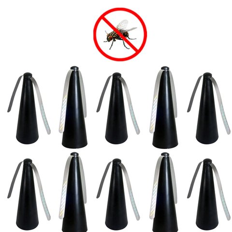 Ventilador Repelente Anti Inseto Kit 10 Uni Afasta Mosca Mosquito Pernilongo Acampamento Jardim Quin
