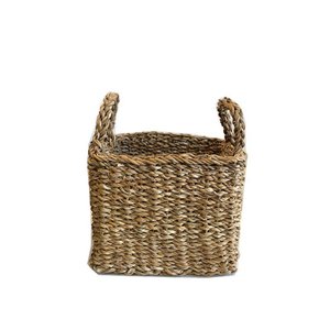 Cesto de Seagrass Palha Natural Mearim P 25cm Lili Casa Único