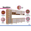 Ver imagem 5 de Kit Cozinha 7 Peças Celeste C579 Cinamomo/Off White MGM