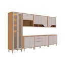Ver imagem 2 de Kit Cozinha 7 Peças Celeste C579 Cinamomo/Off White MGM