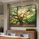 Ver imagem 1 de Quadro Árvore Natureza Carvalho Antigo Salas Recepção 123x83