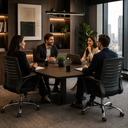 Ver imagem 6 de Kit 3 Cadeiras Escritório Ergonômica Mesh Relax Ajustável Preto