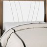 Cabeceira Casal 140cm Bell Suede Branco Rm - 2