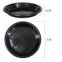 Ver imagem 2 de Kit 2 Pratos para Vaso Redondo Suporte para Planta 27x3,5cm