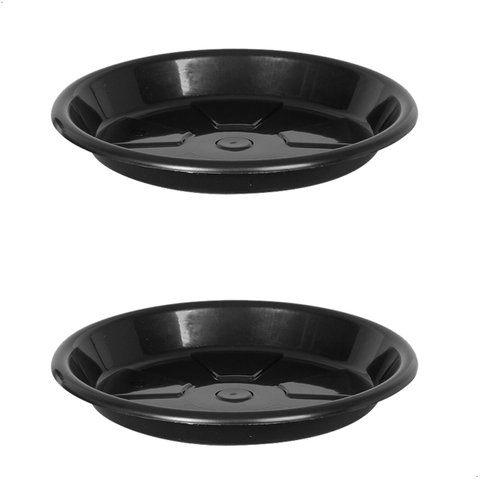 Kit 2 Pratos para Vaso Redondo Suporte para Planta 27x3,5cm
