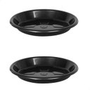 Ver imagem 1 de Kit 2 Pratos para Vaso Redondo Suporte para Planta 27x3,5cm