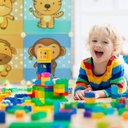 Ver imagem 5 de Armario Infantil Guarda Roupas Portatil Organizador Brinquedos Compacto 8 Portas Modular