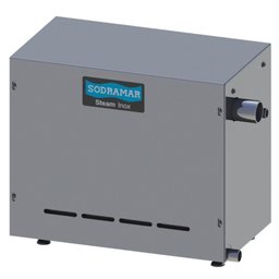 Sauna À Vapor para Banheiro Steam Inox 9kw Bifásica 220/380v até 10m³ - Sodramar - 1