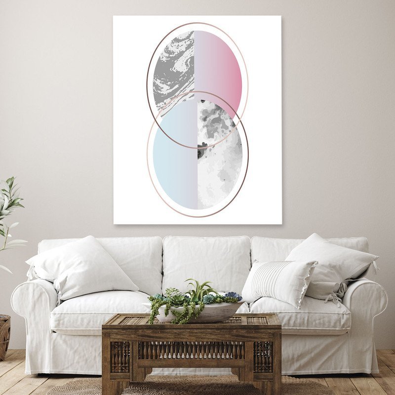 Quadro Decorativo Tela Canvas Abstrato Conceito Caleidoscópio Abstrato - 150x80 Cm - 3