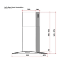 Ver imagem 2 de Coifa Franke Glass Classic Parede 60cm - 110 V 16676