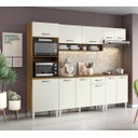 Ver imagem 1 de Jogo de Cozinha Atena Completo 249cm - Atacama/off White Aramóveis