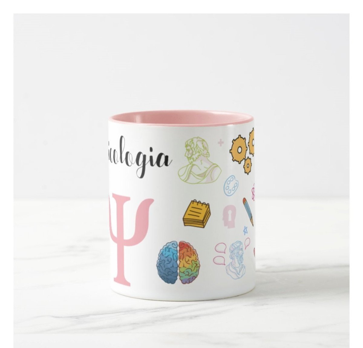 Caneca Personalizada Profissões Presente Psicologia - 3