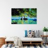 Quadro Decorativo Tela Canvas Animais Lago Dos Cisneis - 150x100 Cm - 5