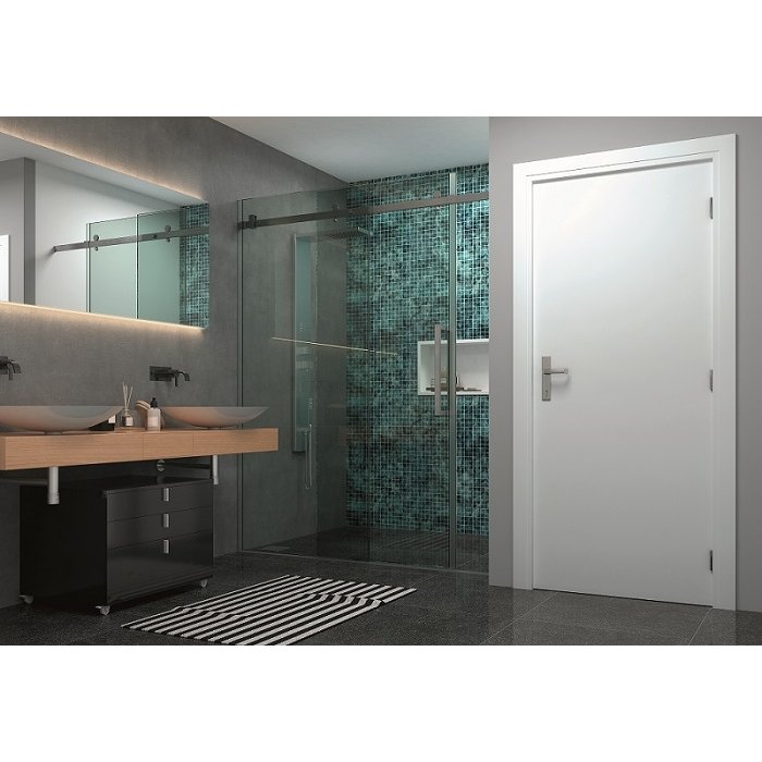 KIT PORTA PRONTA ROHDEN - ELEGANCE 80X210 - Batente regula de 11 a 23 cm - 9