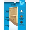 KIT PORTA PRONTA ROHDEN - ELEGANCE 80X210 - Batente regula de 11 a 23 cm - 6