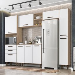 Cozinha Compacta Íris 5 Peças Cartagena/Branco - PR Móveis - 2