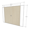 Painel para Tv até 42 Polegadas Painel Ripado Sala Quarto - Brovália - 3