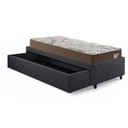 Ver mais imagens de Base Box Cama Solteirão Sapateira Linho Cinza e Colchão Relax Adorabile Ecoflex 96x203