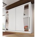 Ver imagem 1 de Guarda Roupa Casal com Espelho 2 Portas 8 Gavetas Geom Plus Novo Horizonte
