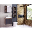 Ver imagem 1 de Gabinete para Banheiro 60cm 1 Porta 1 Gaveta Alice 