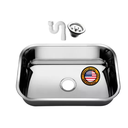 Ver imagem 1 de Cuba Cozinha Aço Inox American Steel Gold 304 56x34x17