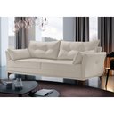 Ver imagem 2 de Sofá 3 Lugares Living M-97 Veludo Martins Creme