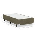 Ver imagem 2 de Base Box Solteiro 96x203x28cm Idea Verde Herval