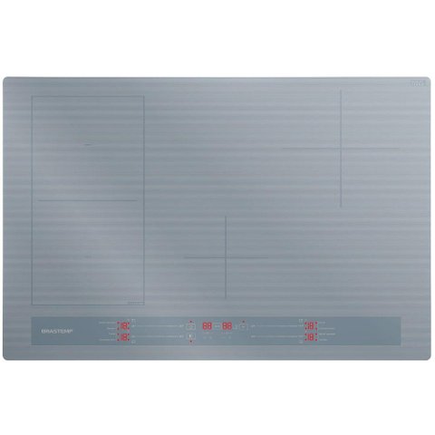 Cooktop de Indução Brastemp Flexizone 4 Queimadores Branco Bdj77abbna 220v