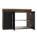 Ver imagem 2 de Gabinete para Banheiro 80cm 2 Portas 1 Gaveta Alice