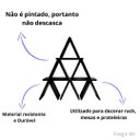 Ver imagem 3 de Castelo De Cartas 20 cm de altura / Estatueta Decorativa Baralho, Enfeite - Toque 3D:Preto