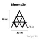 Ver imagem 7 de Castelo De Cartas 20 cm de altura / Estatueta Decorativa Baralho, Enfeite - Toque 3D:Preto