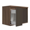 Ver imagem 5 de Gabinete para Banheiro 80cm 2 Portas 1 Gaveta Alice 