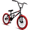 Bicicleta Bmx Aro 20 Stx Freio V-brake Preto Pneu Vermelho - 1