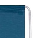 Ver imagem 4 de Kit 4 Cadeira Praia Alta Alumínio Conforto 120 Kg Azul Mor