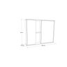 Espelheira para Banheiro 80cm 2 Portas Alice  - 4