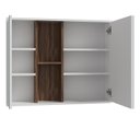 Ver imagem 2 de Espelheira para Banheiro 80cm 2 Portas Alice 