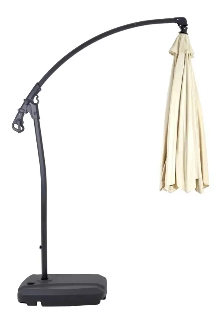 Ombrelone Mor Dubai 2,90m com Base Ref.409162 - Bege - 11