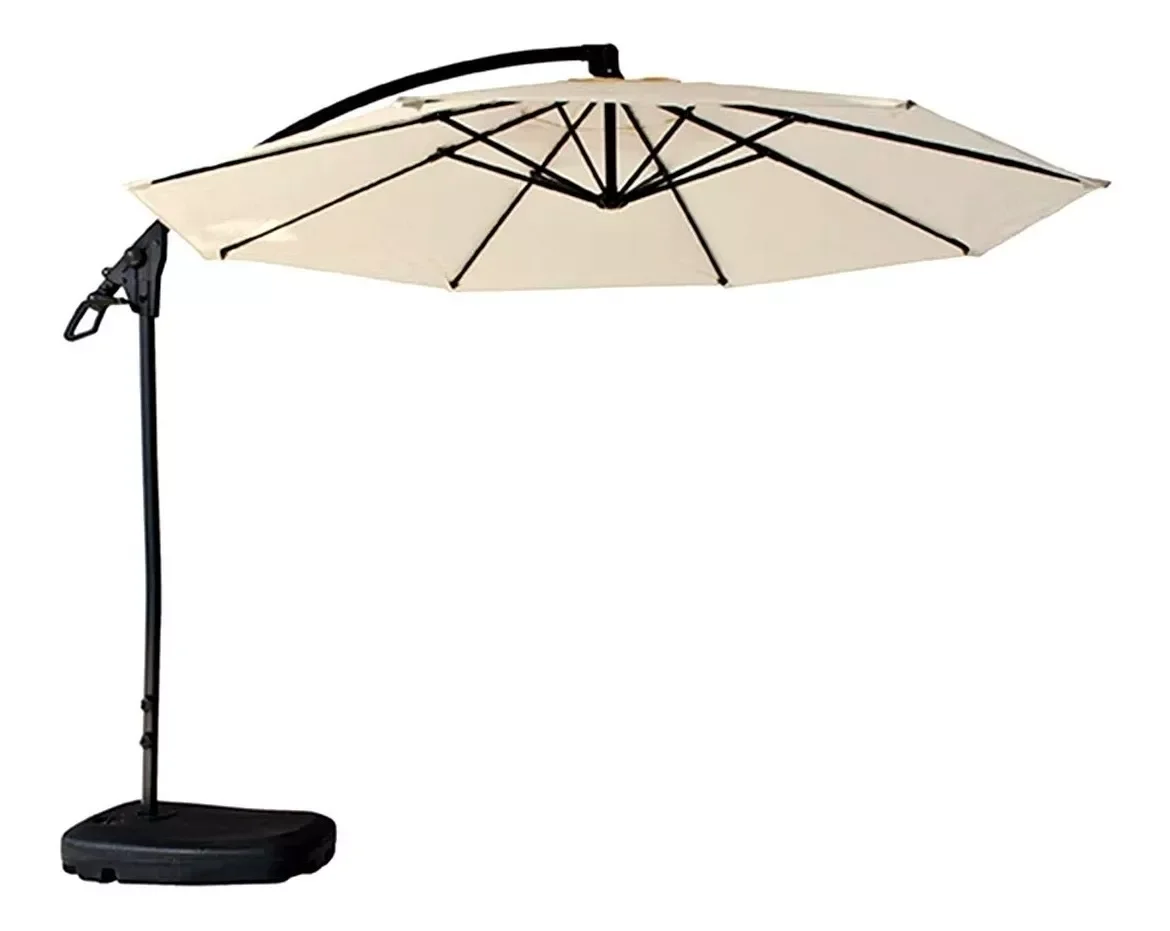 Ver imagem 1 de Ombrelone Mor Dubai 2,90m com Base Ref.409162 - Bege