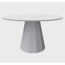 Ver imagem 2 de Mesa de Jantar Cone Base Oitavada 90 cm com Tampo Off/Mel/Off