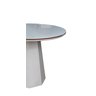 Mesa de Jantar Cone Base  Oitavada 90 cm com Tampo Off/Mel/Off - 1