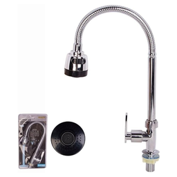 Torneira Flexível de Mesa para Cozinha Inox com Ducha e Pescoço Design Moderno e Alta Durabilidade - 2