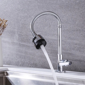 Torneira Flexível de Mesa para Cozinha Inox com Ducha e Pescoço Design Moderno e Alta Durabilidade