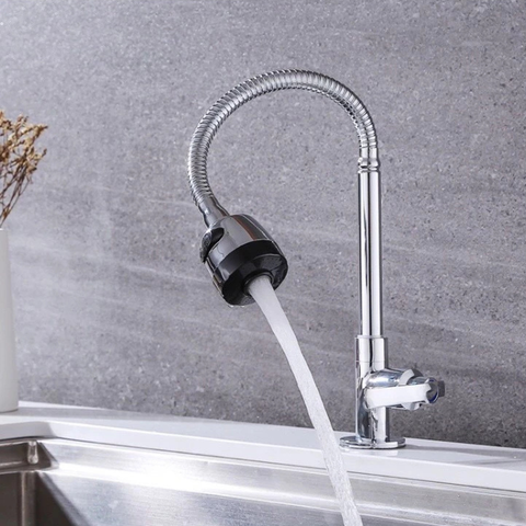 Torneira Flexível de Mesa para Cozinha Inox com Ducha e Pescoço Design Moderno e Alta Durabilidade