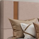 Ver imagem 6 de Cabeceira Solteiro 88 cm Veron Veludo Rose Soon