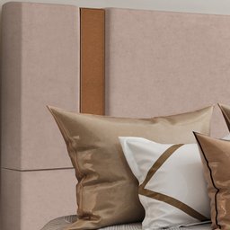 Cabeceira Solteiro 88 cm Veron Veludo Rose Soon - 6