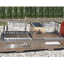 Ver imagem 3 de Churrasqueira Hotbox Parrilla Dupla Grelha Argentina + Uruguaia - Bancada